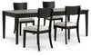 Portdown Extension Dining Table and 4 Chairs