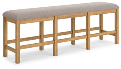 Havonplane 72" Counter Height Dining Bench - Brown