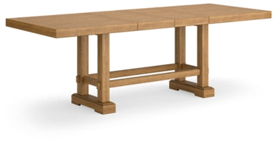 Mesa extensible de comedor de altura de mostrador Havonplane - Marrón