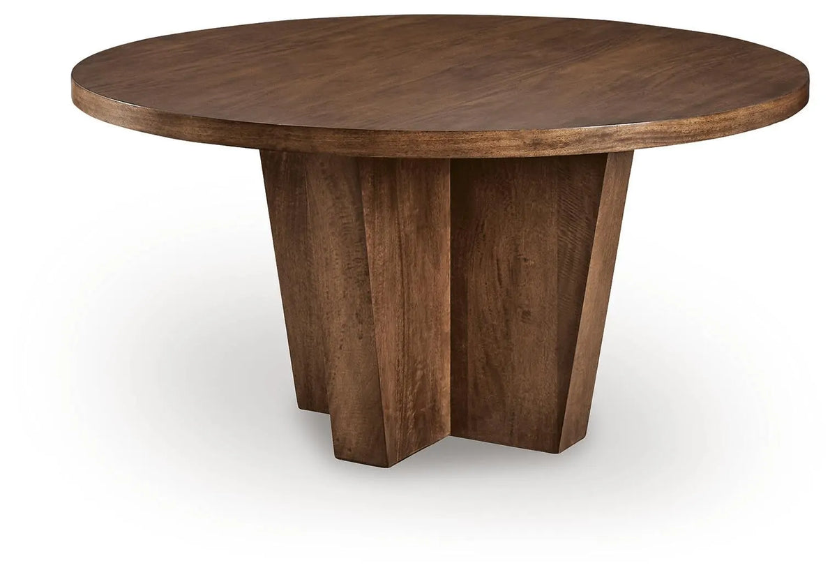 Kristiland Dining Table - Warm Brown
