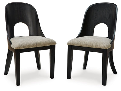 Rowanbeck Dining Chair - Gray/Black