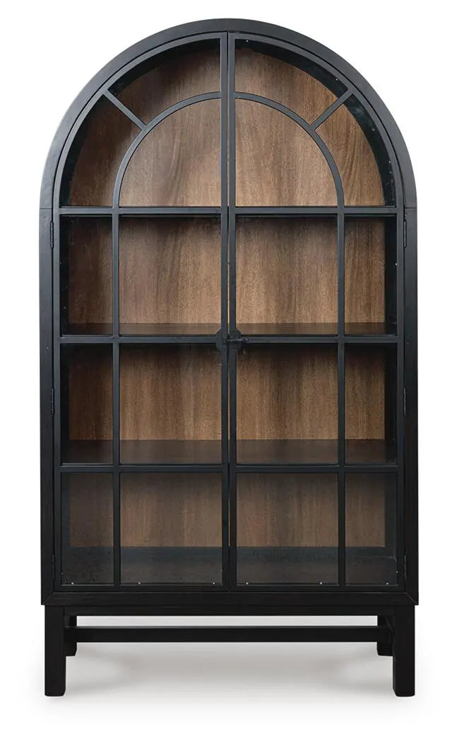 Chadworth Display Cabinet - Black/Brown