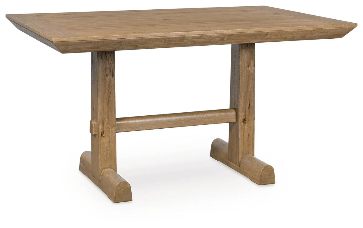 Ridgester Counter Height Dining Table - Light Brown