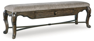 Maylee 63" Dining Bench - Dark Brown
