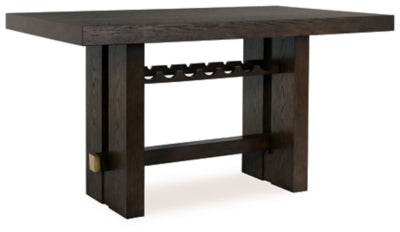 Mesa de comedor de altura de mostrador Burkhaus