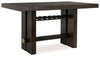 Mesa de comedor de altura de mostrador Burkhaus