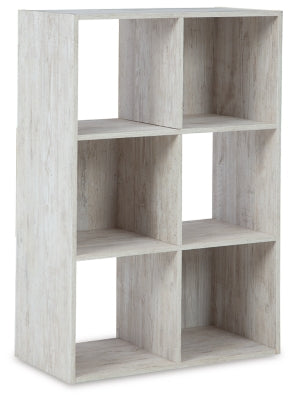 Paxberry Six Cube Organizer - Whitewash