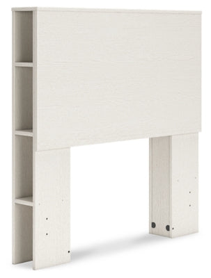 Aprilyn Twin Bookcase Headboard - White