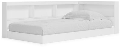 Piperton Twin Bookcase Storage Bed - White
