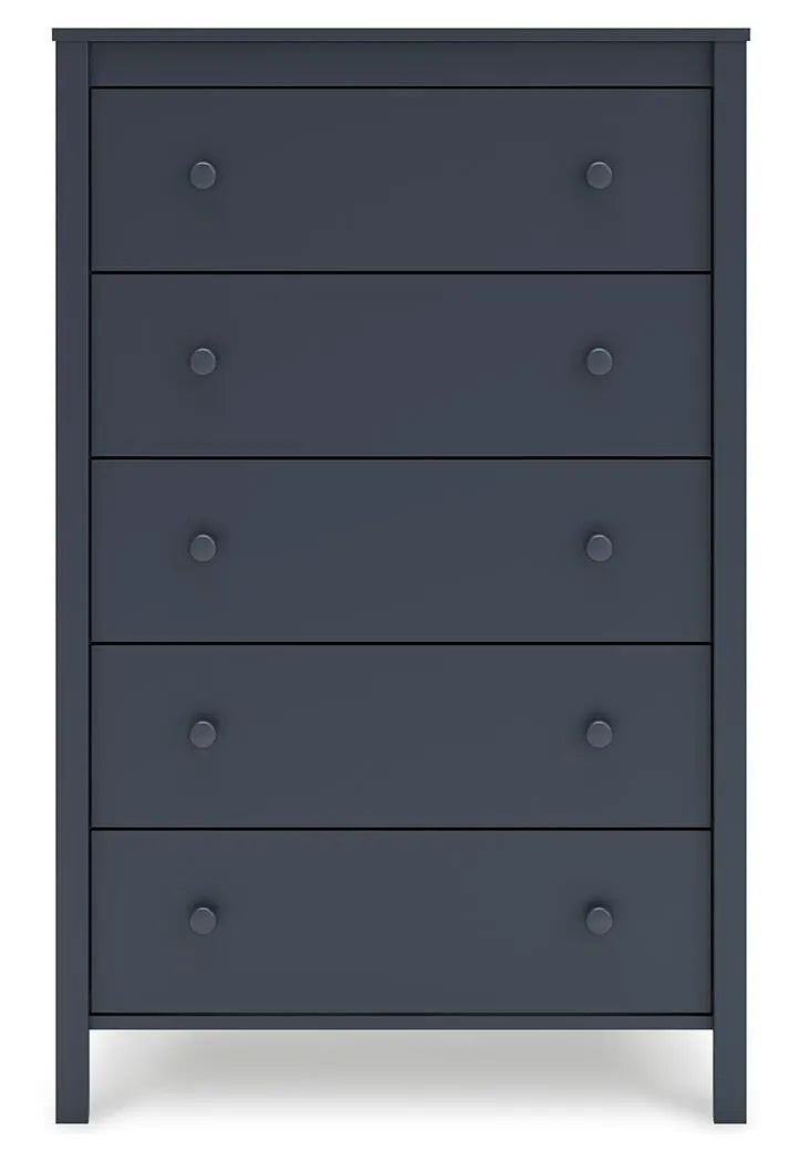 Simmenfort Chest of Drawers - Navy Blue