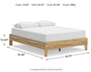 Cama de plataforma Bermacy Queen