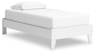 Hallityn Twin Platform Bed - White