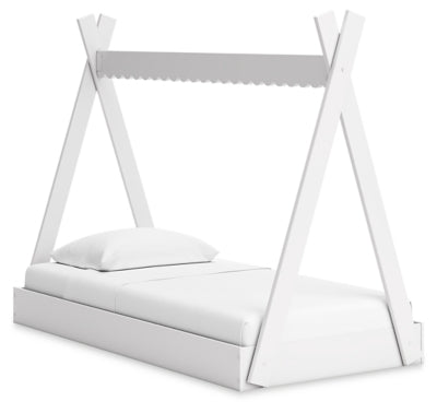 Hallityn Twin Tent Bed - White