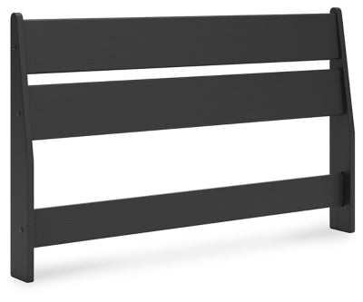 Cabecero de panel completo Socalle - Negro