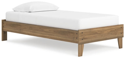Cama de plataforma doble Deanlow - Miel