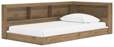 Deanlow Twin Bookcase Storage Bed - Honey