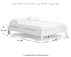 Cama Queen con plataforma Socalle