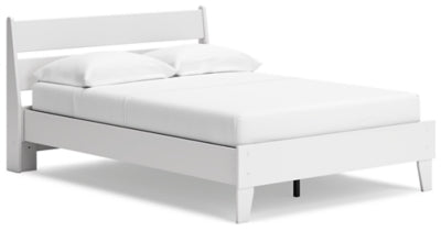Socalle Full Panel Platform Bed - Two-tone