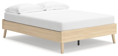 Cabinella Full Platform Bed - Tan
