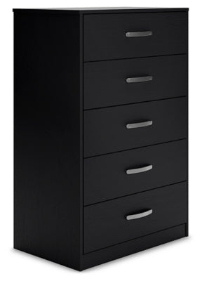 Finch Chest of Drawers - Black