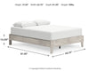 Cama Queen con plataforma Shawburn