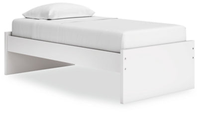 Cama de plataforma individual Onita - Blanco