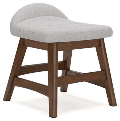 Lyncott Home Office Desk Chair - Light Gray/Brown