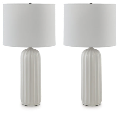 Clarkland Table Lamp (Set of 2) - White