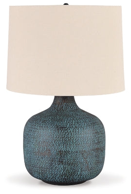 Malthace Table Lamp - Patina