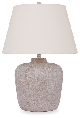 Danry Table Lamp - Distressed Cream