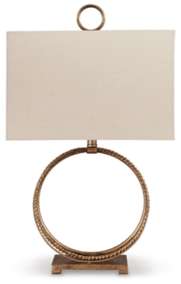 Mahala Table Lamp - Antique Gold Finish