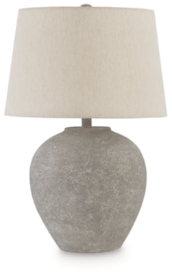 Dreward Table Lamp - Distressed Gray