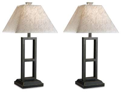 Deidra Table Lamp (Set of 2) - Black