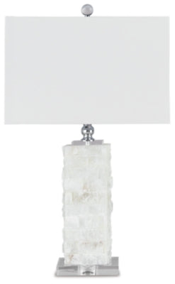 Malise Table Lamp - White