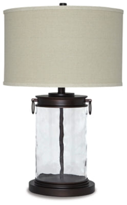 Tailynn Table Lamp - Clear/Bronze Finish
