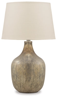 Mari Table Lamp - Gray/Gold Finish