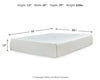 Chime 12 Inch Memory Foam Queen Mattress in a Box