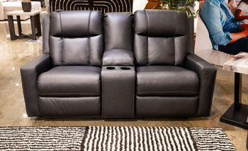 Mackmenville Reclining Loveseat with Console