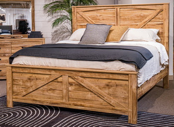 Branstony King Crossbuck Panel Headboard