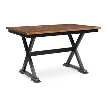 Mesa extensible de mariposa con altura de mostrador Wildenauer