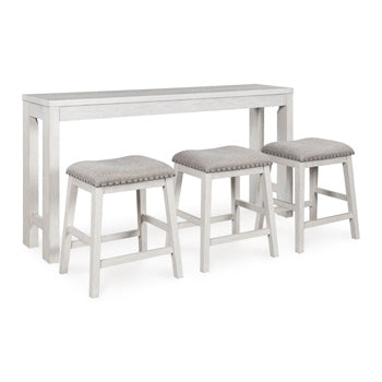 Juego de mesa de comedor y 3 taburetes de bar Robbinsdale