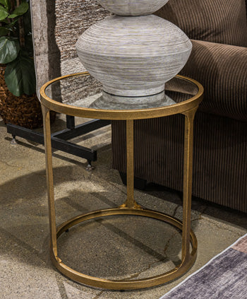 Korajane End Table - Antique Gold