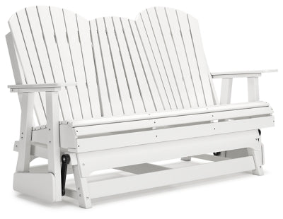 Mecedora de dos plazas para exteriores Hyland Wave - Blanco