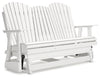 Mecedora de dos plazas para exteriores Hyland Wave