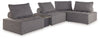 Seccional de exterior Bree Zee de 5 piezas