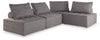 Seccional de exterior Bree Zee de 4 piezas