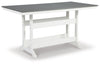 Mesa de comedor Transville para exteriores con altura de mostrador