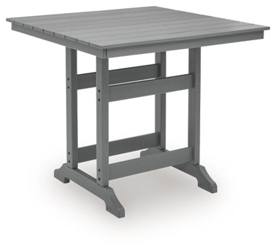 Mesa de comedor de exterior Ross Cove de altura de mostrador