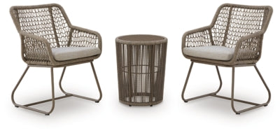 Monarch Heights Outdoor Table and 2 Chairs - Beige