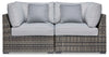 Harbor Court Corner with Cushion (Set of 2)